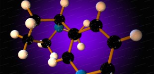 Nicotine molecule 3D